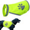Sicherheitsweste für Hunde, reflektierend, hohe Sichtbarkeit, Kleidung für kleine und große Hunde, Sicherheitsgeschirr für Outdoor, Wandern, Spazierengehen, mit Pfotenabdruck (L)