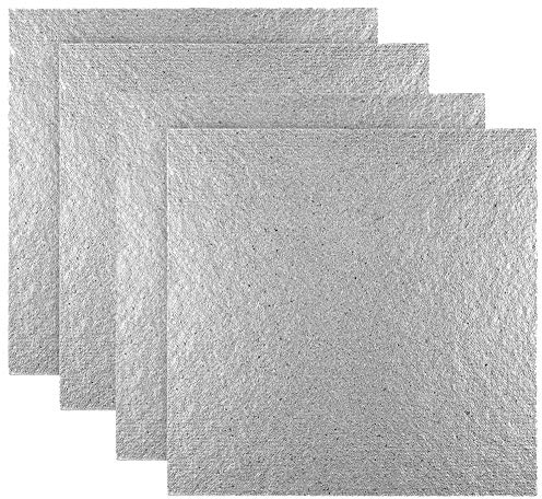 BESLIME Foglio Forno a Microonde Copertura di Guida, 4 Pezzi Forno a Microonde Piastra di Mica Foglio, Forno a Microonde Copertura di Guida D'onda Sostituzione di Riparazione Accessorio