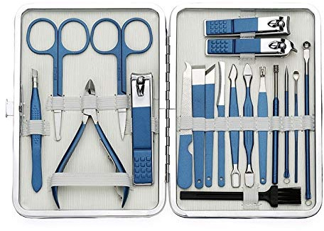 zunruishop Manicura Kit de Cuidado de Las uñas Professional Kit de Cuidado de la manicura del Conjunto de la manicura del Conjunto de Clavos con Herramientas de Cuidado Facial Set de pedicura