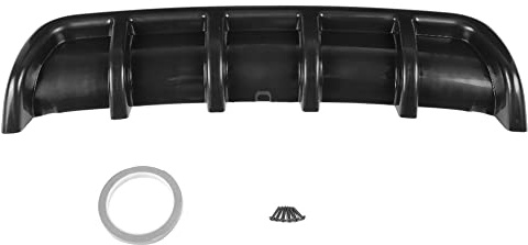 Voiture de Diffuseur D'aileron de Requin, Diffuseur Universel Noir de Becquet D'aileron de Requin de Pare-Chocs Arri¨¨re de Voiture(Noir Brillant)