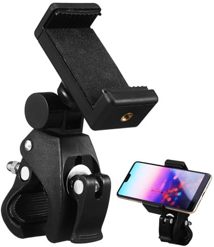 DRESSOOS 1 Juego Soporte para micrófono suporte telemovel Clip para teléfono Resistente para micrófono Soporte Accesorios Soporte para Celular Soporte para teléfono Bicicleta Tableta