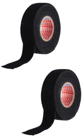 BELLIFFY 2 Pz Nastro in Per Cablaggi Automobilistici Nastro Del Cablaggio Nastro Elettrico Nastro Per Telaio in Filo Automobilistico Nastro Avvolgente Per Cablaggio Black