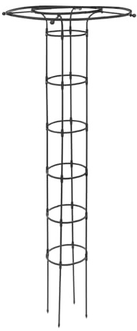 Trädgård obelisker för klätterväxter, klätterställning för växter, klättringshjälp, obelisk rost, rankturm, spaljé för klätterväxter och blommor