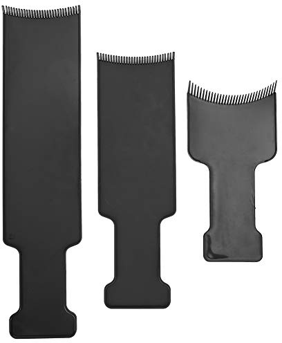 Professional Balayage Board Kit with 3-Piece Paddle Brushes Teeth Comb & - Highlighting Tray for Salon-Quality Home Dyeing