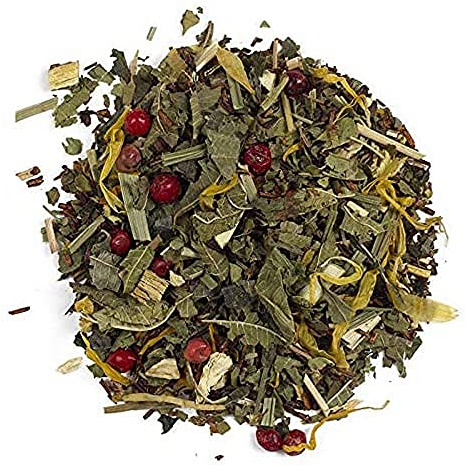 Aromas de Té - Infusión Rooibos - Digestiva - Con Jengibre, Mate, Limonaria, Lemongrass, Regaliz, Pimienta Rosa y Negra, Caléndula, Hierbabuena, Cáscara de Limón y Aromas Naturales - 75 gr.
