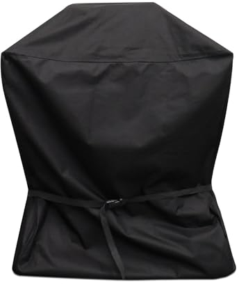 Raweao Housse de Barbecue Exterieur, Bache Barbecue Imperméable, Oxford 600D Couverture de Grill Imperméable pour Barbecue à Gaz Weber Brinkmann Char Broil (82x67x110cm)