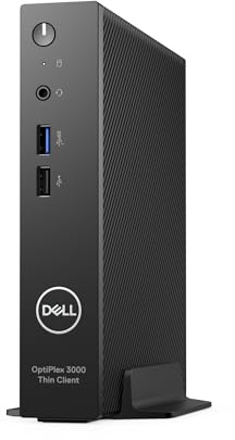 Dell OptiPlex 3000 Thin Client, TPM, Celeron N5105, 8GB, 64GB eMMC, Integrated, 65W, Verti Stand, Mouse, ThinOS, 3 Jahre Pro Support