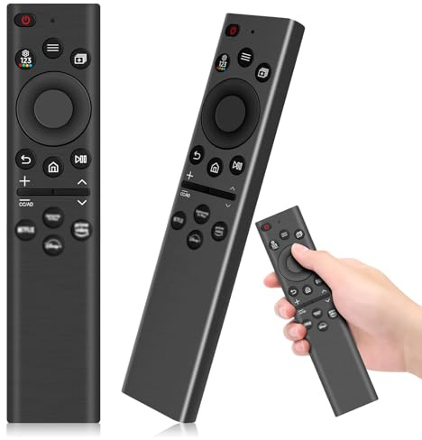 Mando a distancia de repuesto para Samsung TV, BN59-01385A Mando universal para televisores Samsung TV QLED OLED 4K 8K Smart, con 4 teclas de acceso directo, 2 piezas