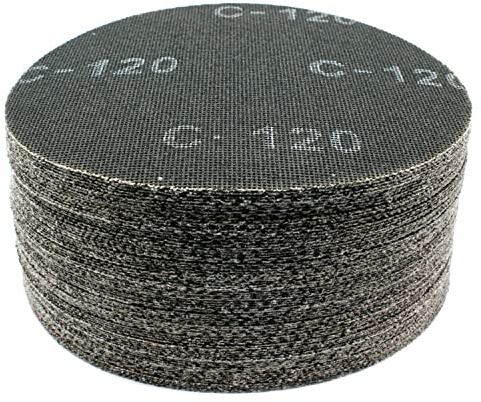 Schleifgitter 50 Stück 225 mm Körnung 120 selbsthaftend Schleifscheiben Schleifblätter Schleifpapier für Trockenbauschleifer Giraffenschleifer Wandschleifer Deckenschleifer Langhalsschleifer