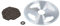 Keenso Kit Chaîne et Pignon 80T 25H 34mm 3 Trous Pignon 10T H Trou Chaîne Pignon 146 Maillons Chaîne