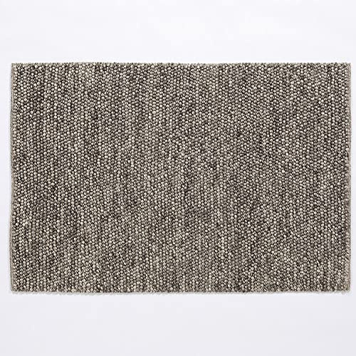 M MAYFAIR Delilah Wool Pebble Rug (Grey, 160x230cm)
