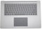 Keyboard Touchpad Replacement for Microsoft Surface Laptop 4 13.5 Inch 1951 Touchpad Palmrest Keyboard (Silver)