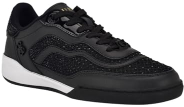 Guess PRITIE Sneaker pour Femme, Strass Noir 001, 44, Strass Noir 001, 41 EU