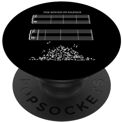 Foglio musicale senza note – The Sound of Silence PopSockets PopGrip Adesivo