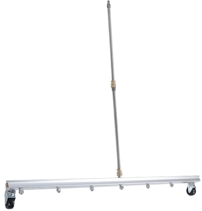 Naroote Limpiador de Lavadora a Presión, Acero Inoxidable de Larga Duración, Conector Rápido de 1/4 de Pulgada, Limpiador de Superficies de Lavadora a Presión de 39,37 Pulgadas para Negocios (para