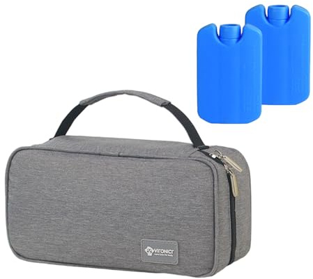 Bolsa de leche materna de tejido Oxford, tecnología de aislamiento térmico, diseño ligero, bolso para mamás que desplazarse y trabajar, bolsa de transporte de leche materna aislada