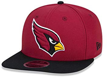 New Era Arizona Cardinals NFL Two Tone Rot Schwarz Verstellbare 9Fifty Original Fit Snapback Cap - One-Size