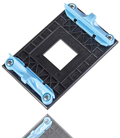 NMD&LR Placa Posterior De La CPU, Placa Posterior De Plástico para Ventilador De Radiador De Estante Inferior Adecuado para Soporte AM4 AMD Placa Base B350 X370 A320