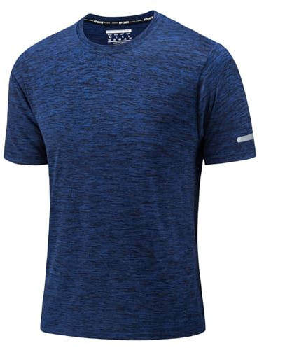 KEFITEVD Funktionsshirt Herren Sport Shirt Atmungsaktiv Fahrrad Tshirt Fitness Shirt Yoga Workout Activewear