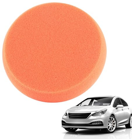 Spugna per cera per auto – tamponi per dettagli auto, applicatori per manuali di cera auto | Cuscinetto di applicazione per manicotti ergonomici, spugna per lucidatura adesiva per auto, accessori