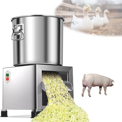 Tritatutto per mangimi per animali domestici di piccole dimensioni da 1800 W, capacità di produzione di 50-120 kg/ora, triturazione di verdure ad alta velocità a 3500 giri/min.