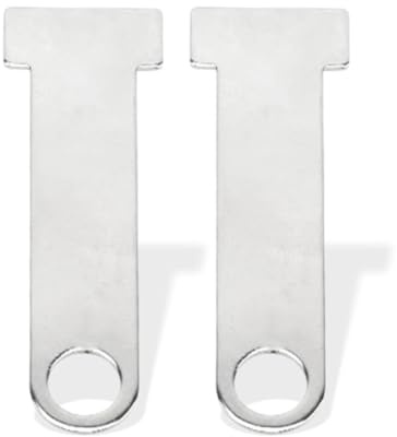 WUYJI Dispositivos antirrobo para moto, Hebilla de liberación rápida para casco de motocicleta (2 piezas), candado para casco de motocicleta, extensión de candado para casco de motocicleta (plateado)