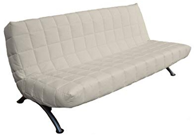 Italian Bed Linen Cubresofà Cama Acolchado, Crema, 130x190 cm