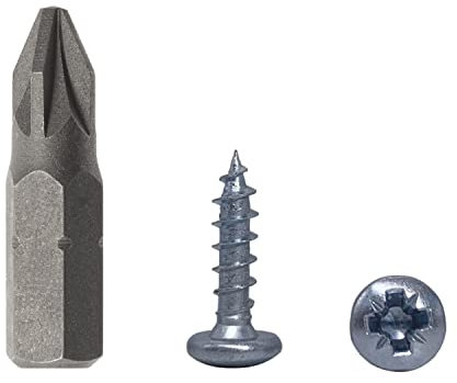 Lot de 800 vis à bois DIN 7981 en acier zingué 3,5 x 13 mm Vis à bois à tête bombée Vis universelle Pozi-Drive Vis PZ entièrement filetée (800, 3,5 x 13 mm)