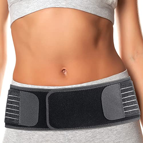 Thx4COPPER Cintura elastica in rete SI, supporto lombare a compressione, tutore antiscivolo per articolazione sacroiliaca per uomo/donna, sollievo dal dolore per sciatica, bacino, lombare, nervo,
