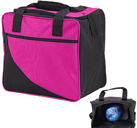 JINGLING Aufbewahrungstasche Balling Bag | Bowling-Tasche aus Oxford-Stoff mit Schulterriemen - Hält eine Bowlingkugel, EIN Paar Bowlingschuhe bis zu 15 Herrenschuhe und Accessoires