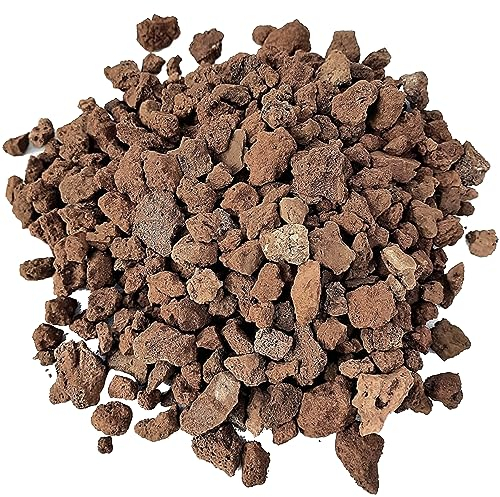 HOMESTONE | Piedra Volcanica Roja - Bolsa de 3 kg - Granulometria 20/40 mm – 100% Natural – Piedras Decorativas – Aptas Piedra Volcanica Barbacoa, Piedras para Macetas y Piedras de Jardín. (3)