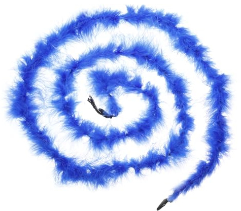 PATIKIL Boas Plumes Décoratives de Déguisement, Guirlande Plumes de Dinde, Fournitures Decorationpour DIY Couture Danse Mariage Fête Maison Cosplay Halloween Noël