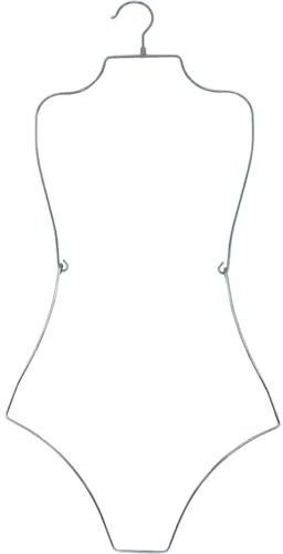 Lingerie Hangers,Body Shape Bikini Hanger with 360° Rotating Hook,Wire Display Hangers for Lingerie Bathing Suits Swimwear Clothes Coat