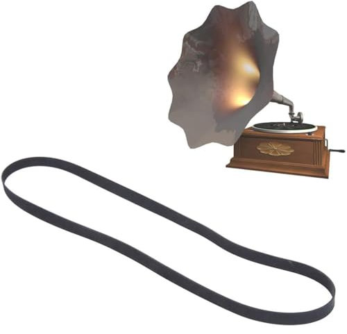 COYUN Correa para Tocadiscos, Correa de Goma para Tocadiscos de Repuesto, No es fácil de Romper Práctica transmisión para la mayoría de los Tipos de Tocadiscos accionados por Correa, 270 mm