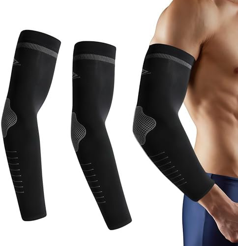 THXFUNAREA 1 paires Manchette Gaming, Manchon De Compression Bras, Manchette bras homme Femme, Manchon De Compression Bras,Arm Sleeve Gaming, Manchon Bras,Manchette Anti Uv, manchette bras femme
