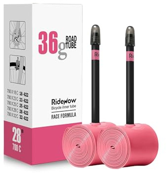 Lot de 2 Chambres à air TPU Ultra-légères 700×18–32C & 32–47C avec Valve Presta (Sclaverand) 45/65/85 mm – idéales pour vélo de Route & Gravel