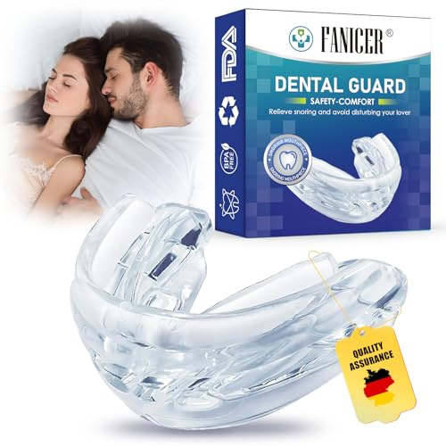 Dispositivo Antirronquido, Dispositivo Bucal Antirronquidos Para Dormir, Ferula Bruxismo, Cómoda, Para Reducir Los Ronquidos, Disfruta de un Sueño Tranquilo