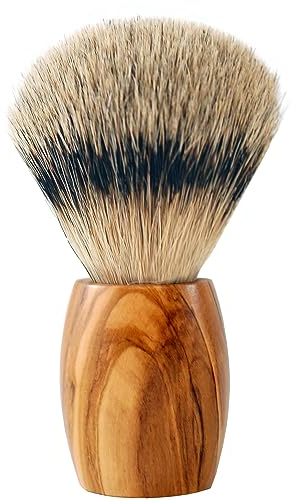 Hans Baier Exclusive Rasierpinsel Olivenholz