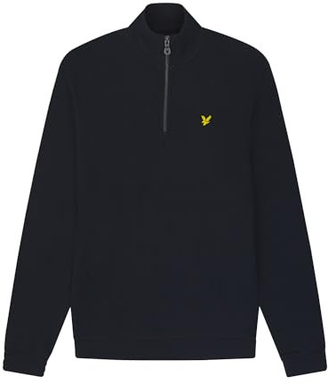 Lyle & Scott Premium Troyer Herren – 100% Baumwolle | Half Zip Sweatshirt mit Basic Design | XS-XXL