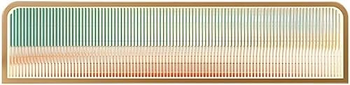 LED Strip Desktop Partition Screen - Privacy Panel for Office & Restaurant - Countertop Divider with Modern Design (A-120x30cm)