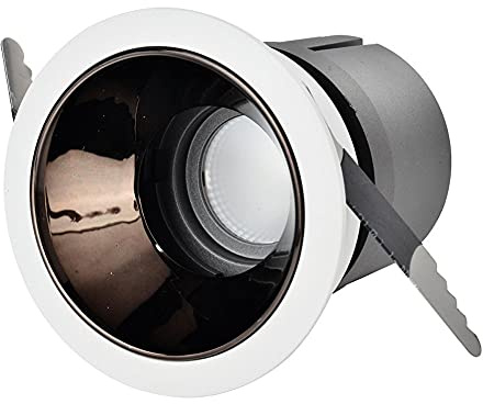 Foco de Techo empotrable con iluminación LED, luz de Techo de Aluminio COB, Moderna luminaria de Acento para Interiores, focos direccionales para Cocina y Sala de Estar.