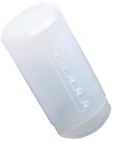 DIYEAH Contenitore per Pennelli Cosmetici in PVC Bianco, Design Trasparente, per Ufficio e Decorazione da Scrivania, Pratico e Compatto