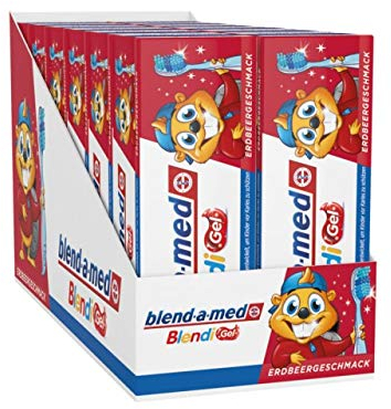Blend-a-med Blendi Gel 12er Pack Kinder-Zahnpasta 50ml