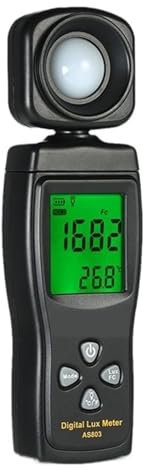 Luxmètre Numérique Lux/Fc, Photomètre, Photographie, Illuminomètre Intégré, Testeur Environnemental, Outil Spectromètre