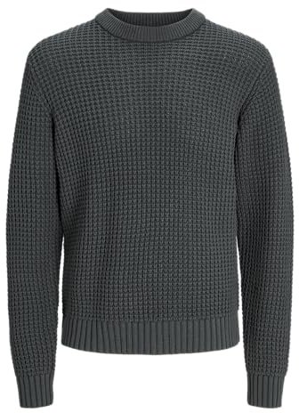 JACK & JONES Jcozion Knit Crew Neck BF Jersey de Punto, Urban Chic, M para Hombre