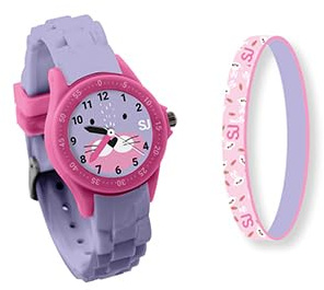 SJ GANG STYLE JAM GANG Orologio Bambino, Viola, Con braccialetto in Silicone, Bambini