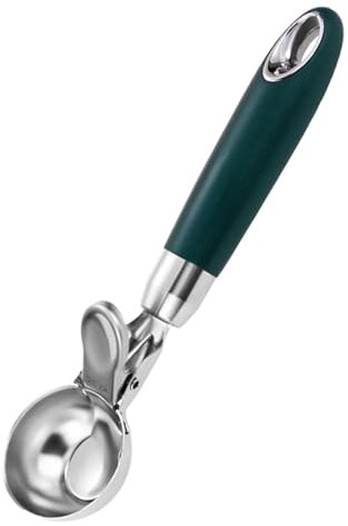 ETUCYNG Cuillères à Biscuits pour la Pâtisserie,Cuillères À Glace Pour Congélateur | Cuillère de Service en Acier Inoxydable 304 avec Manche Ergonomique pour Préparation Portionnement Moulage Boules