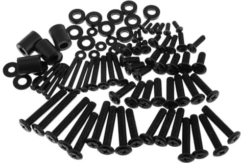 MAGICLULU 88 pièces Kit de Matériel de Montage TV Vis de Support Murale pour Téléviseurs Compatible avec Toutes Installation Simplifiée pour Salon Chambre et Bureau