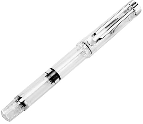 BESPORTBLE Pluma estilográfica flexible con punta de pincel con sistema de tinta de pistón recargable, perfecta para caligrafía, dibujo, álbumes de recortes y pintura de acuarela