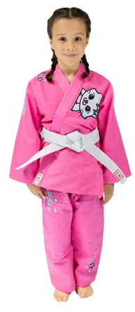 Uone | Judodräkt för flicka | rosa |